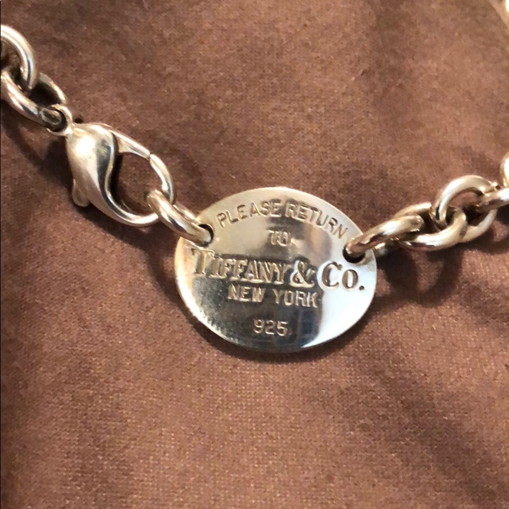 Return to Tiffany Oval 925 necklace